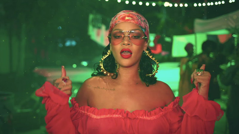 Rihanna in “Wild Thoughts”