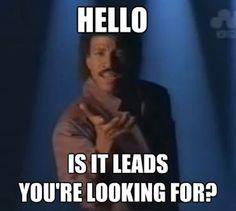 hello, is it leads you're looking for?