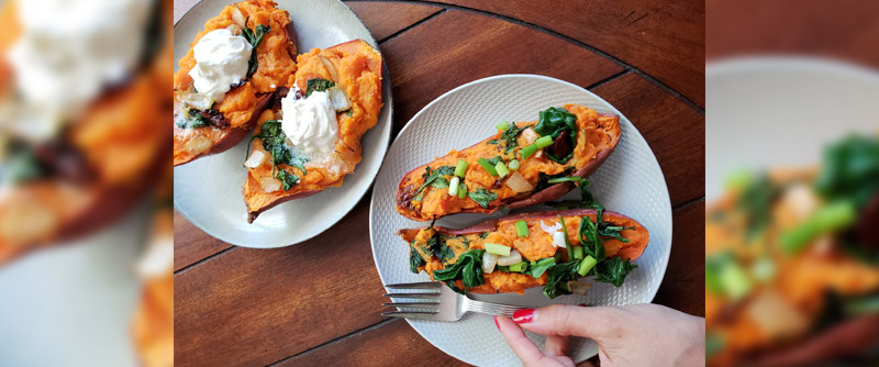 Stuffed Sweet Potatoes