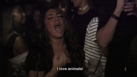 I love animals! I hate people!