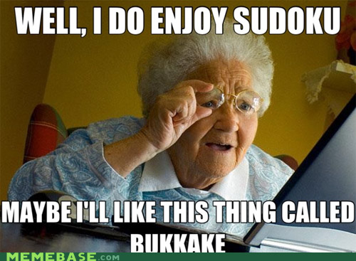 sudoku bukkake